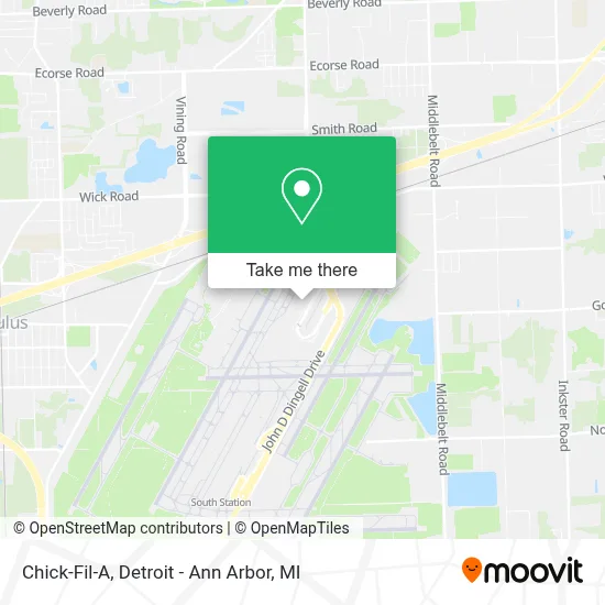 Chick-Fil-A map