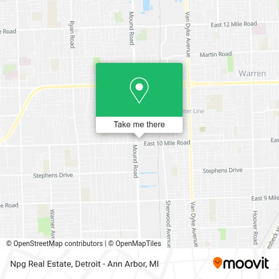 Npg Real Estate map