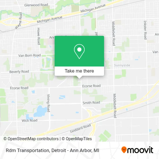Rdm Transportation map