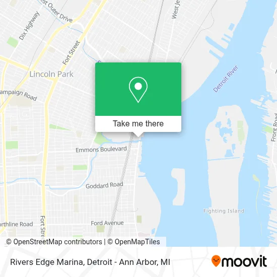 Rivers Edge Marina map