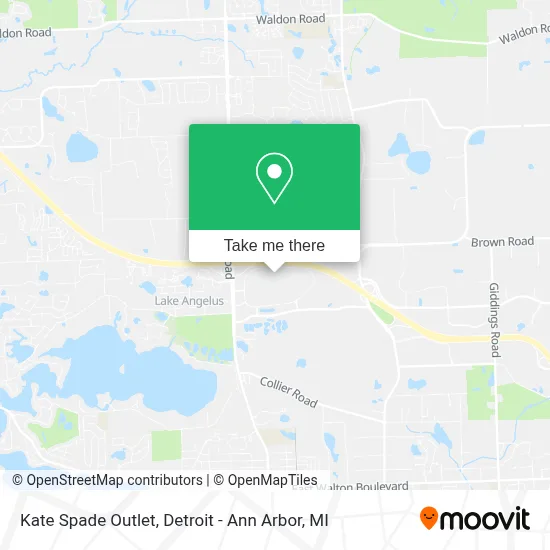 Kate Spade Outlet map