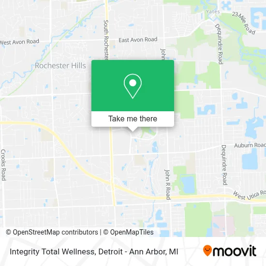Integrity Total Wellness map