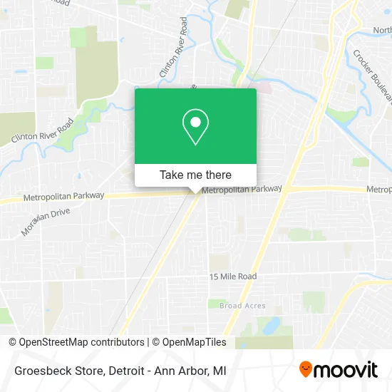 Groesbeck Store map