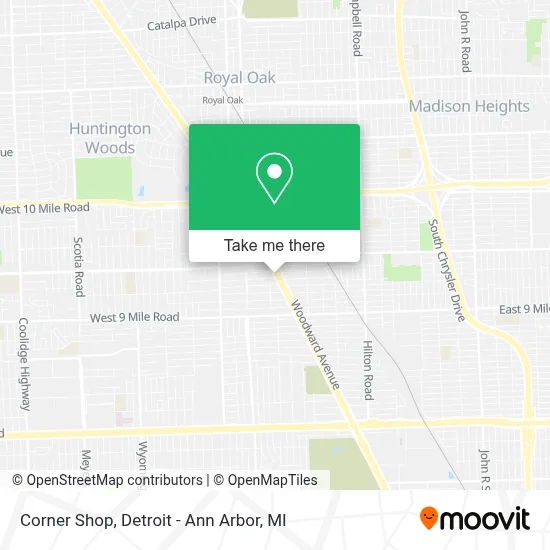 Corner Shop map