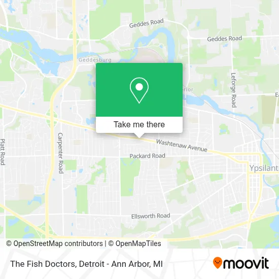 The Fish Doctors map