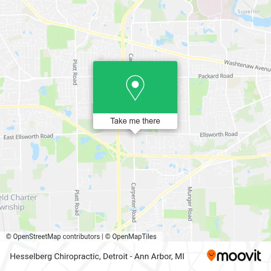 Hesselberg Chiropractic map