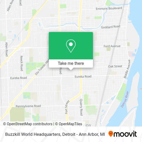 Buzzkill World Headquarters map