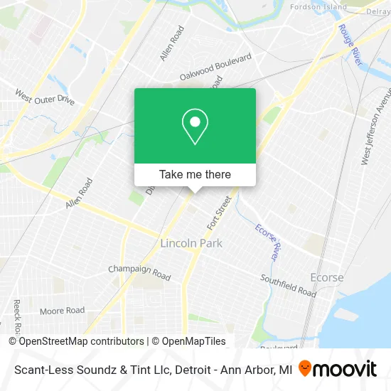 Scant-Less Soundz & Tint Llc map