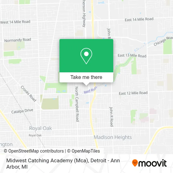 Midwest Catching Academy (Mca) map