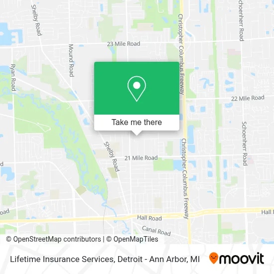Lifetime Insurance Services map