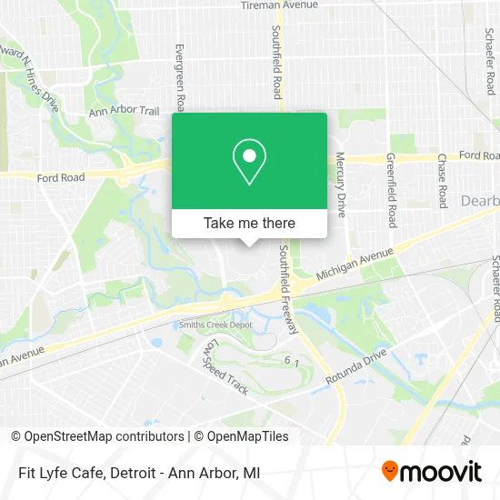 Fit Lyfe Cafe map