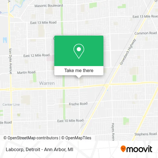 Labcorp map