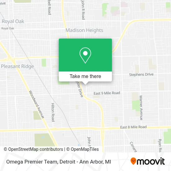 Omega Premier Team map