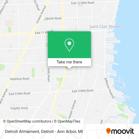 Detroit Armament map