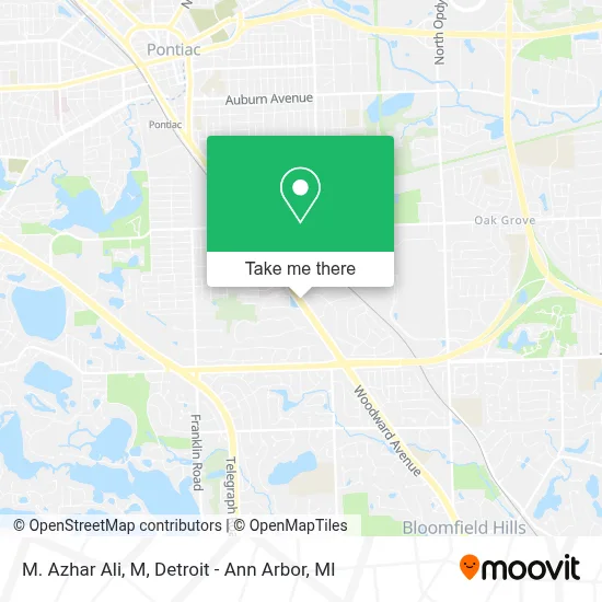 M. Azhar Ali, M map