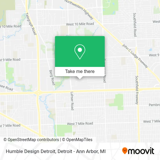 Humble Design Detroit map