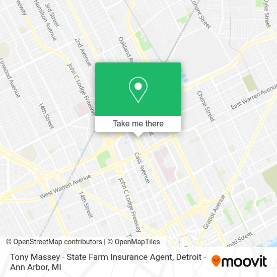 Tony Massey - State Farm Insurance Agent map