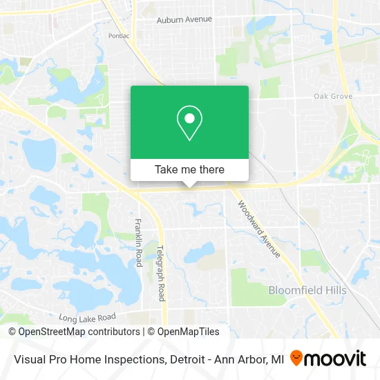 Visual Pro Home Inspections map