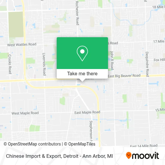 Chinese Import & Export map