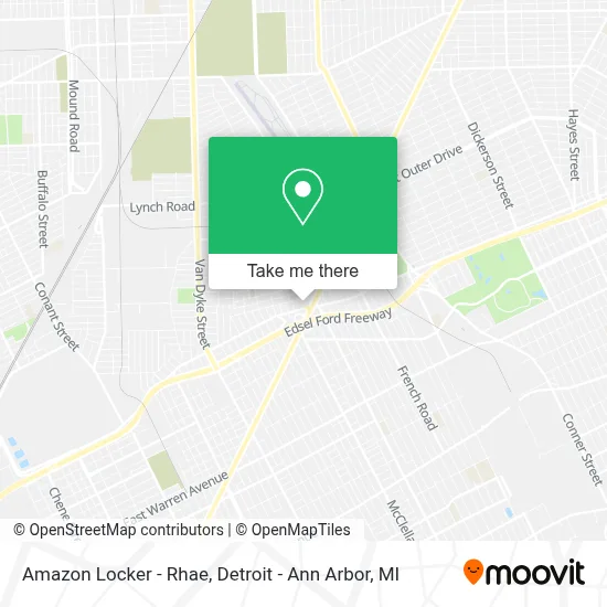 Amazon Locker - Rhae map