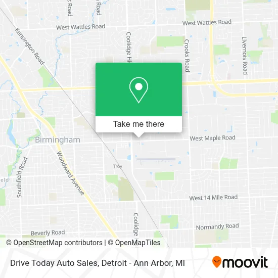 Drive Today Auto Sales map