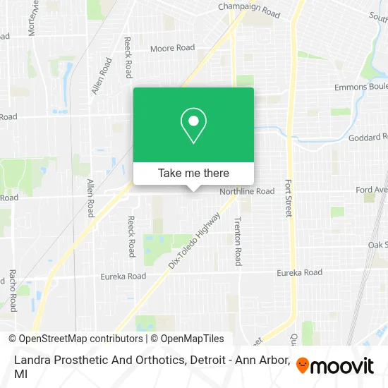 Landra Prosthetic And Orthotics map
