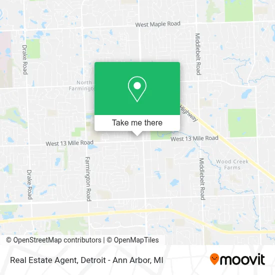Real Estate Agent map