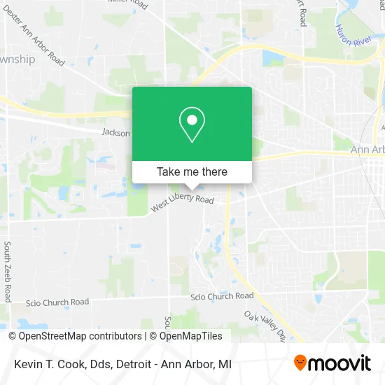 Kevin T. Cook, Dds map