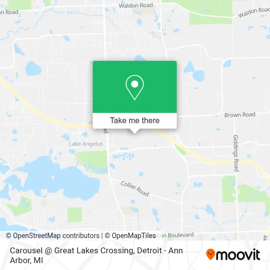 Carousel @ Great Lakes Crossing map
