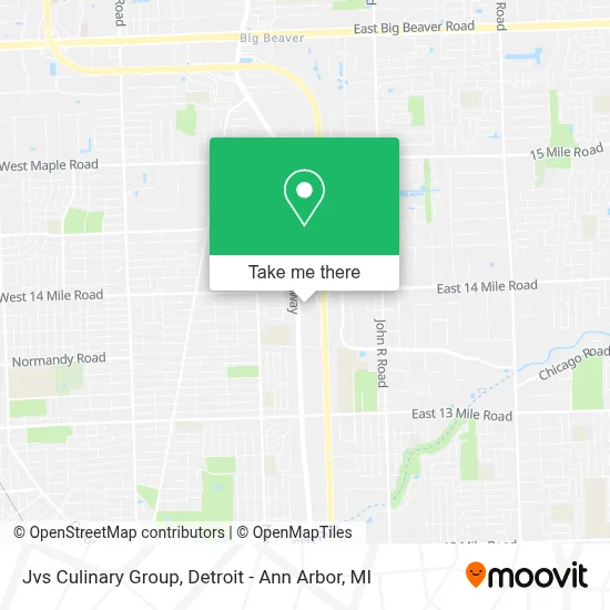 Jvs Culinary Group map