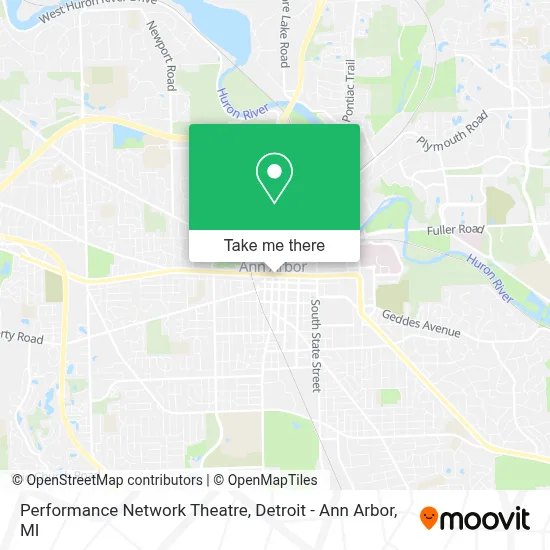 Performance Network Theatre map