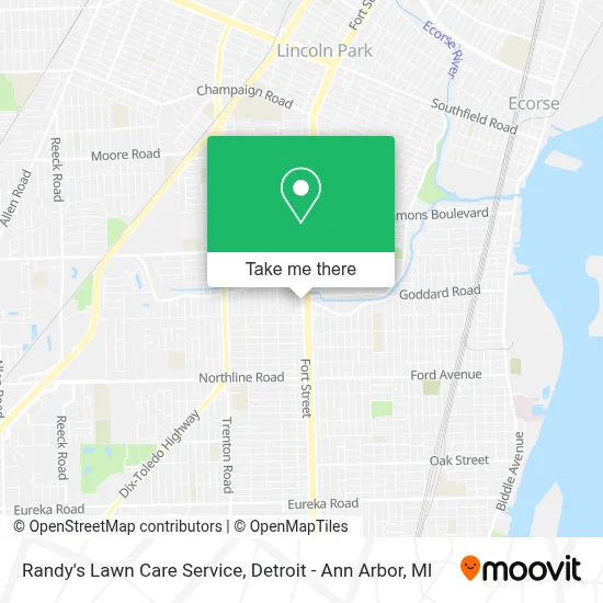 Randy's Lawn Care Service map