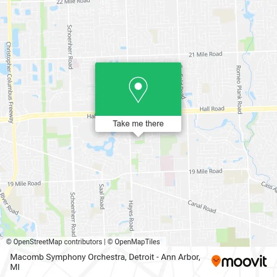 Macomb Symphony Orchestra map