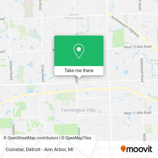 Coinstar map