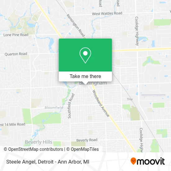 Steele Angel map