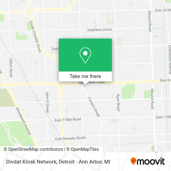 Divdat Kiosk Network map
