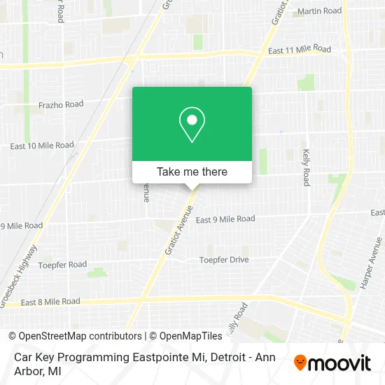 Car Key Programming Eastpointe Mi map