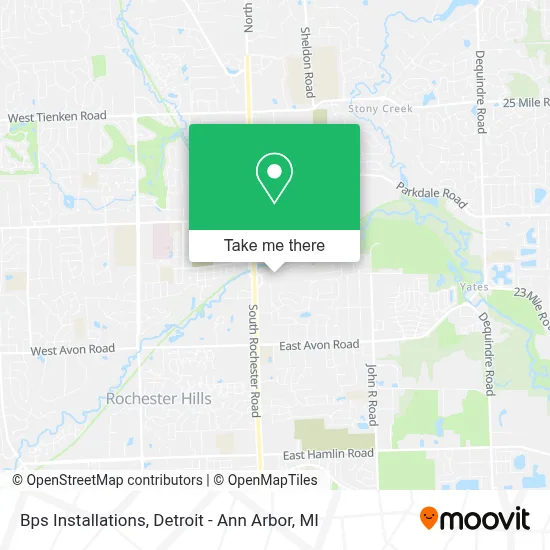 Bps Installations map