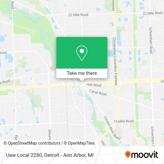 Uaw Local 2280 map