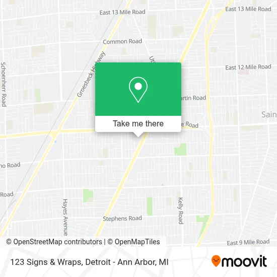 123 Signs & Wraps map