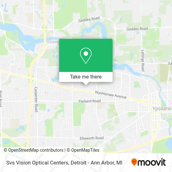 Svs Vision Optical Centers map