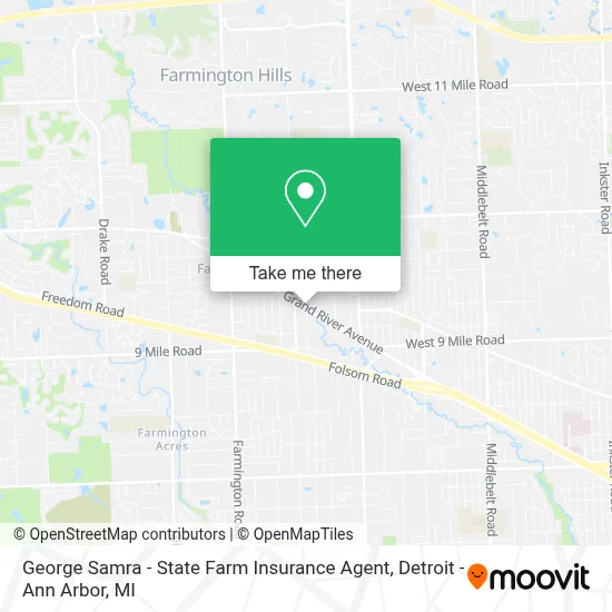 George Samra - State Farm Insurance Agent map