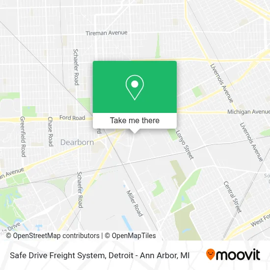 Safe Drive Freight System map