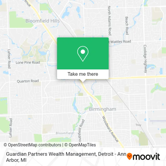 Guardian Partners Wealth Management map