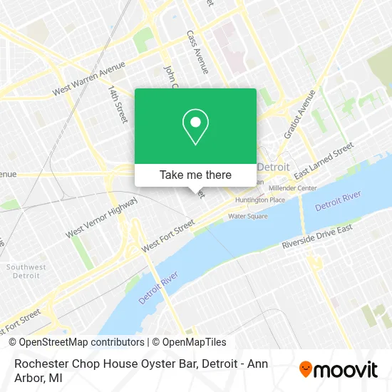 Rochester Chop House Oyster Bar map
