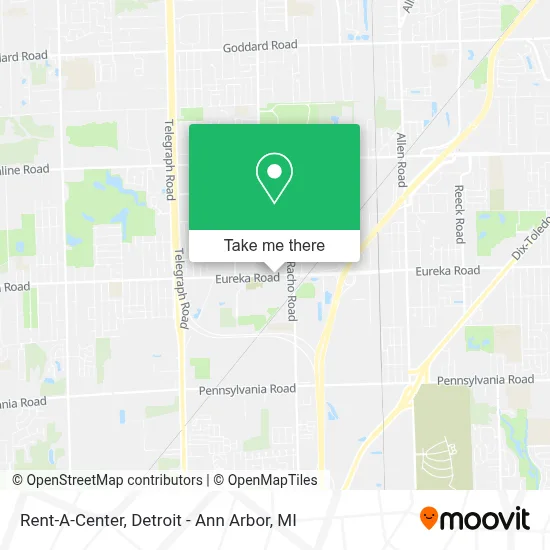 Rent-A-Center map