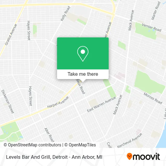Levels Bar And Grill map