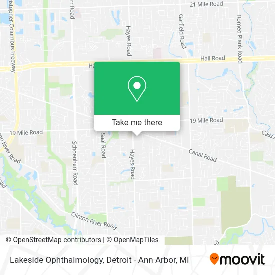Lakeside Ophthalmology map