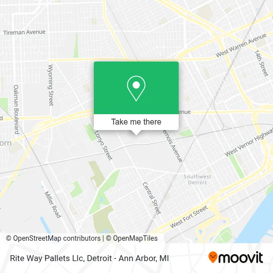 Rite Way Pallets Llc map