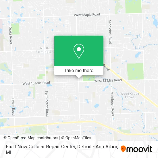 Fix It Now Cellular Repair Center map
